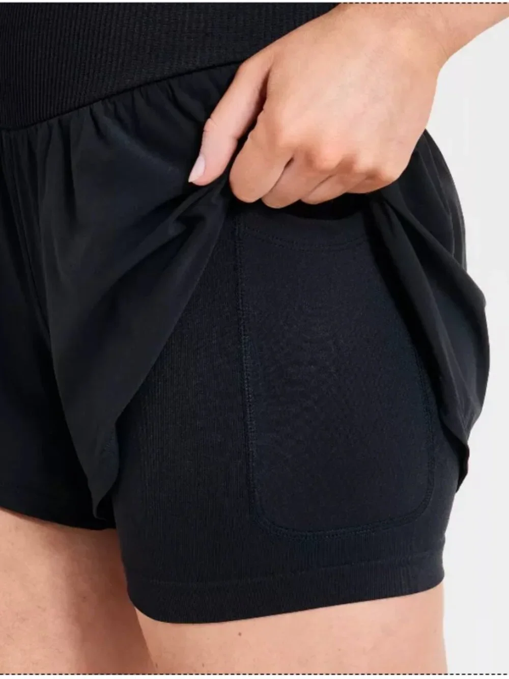 JoyLab Seamless Waistband Woven Shorts